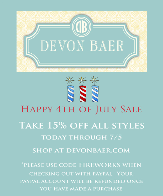 Happy 4th of July Sale