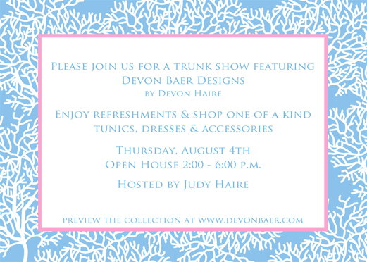 Devon Baer Trunk Show August 2011